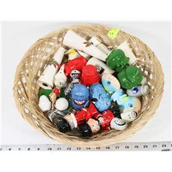 FOURTEEN VINTAGE SALT & PEPPER SETS