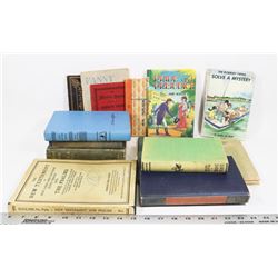 LOT OF OLD BOOKS.