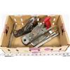 Image 1 : VINTAGE BOX OF HAND PLANERS AND LATHE TOOLS