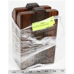 SET OF VINTAGE BOOK ENDS