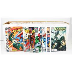 BOX OF OVER 250 COMICS - BAGGED AND BOARDED