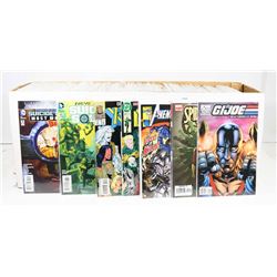BOX OF OVER 250 COMICS - BAGGED AND BOARDED