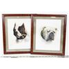 Image 1 : LOT OF 2 VINTAGE DOG PRINTS