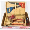 Image 1 : VINTAGE KIDS WOODEN TOOL SET