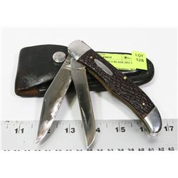 VINTAGE MONARCH 2-BLADE BELT KNIFE