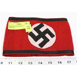 VINTAGE NAZI POLITICAL ARMBAND
