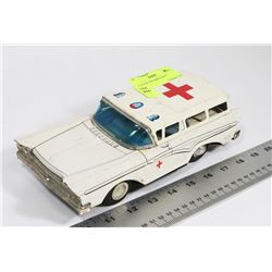 1960S TIN TOY AMBULANCE.