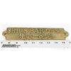 Image 1 : ORIGINAL SHIPS BAR SIGN BRASS.