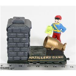 ANTIQUE ARTILLERY MECHANICAL BANK