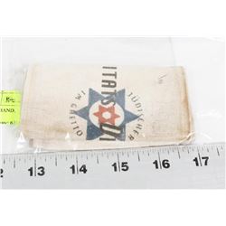 WWII JEWISH GHETTO ARM BAND.