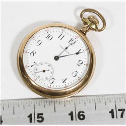 1919 WALTHAM GOLD FILLED POCKET WATCH.