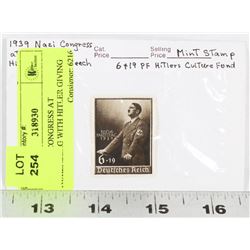 1939 NAZI CONGRESS AT NURENBERG WITH HITLER GIVING