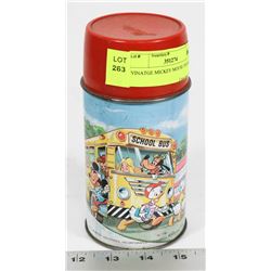 VINATGE MICKEY MOUSE THERMOS