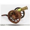 Image 1 : REAL FIRING VINTAGE CAST BRONZE SIGNAL CANNON