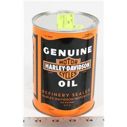 HARLEY DAVIDSON METAL MOTOR OIL CAN