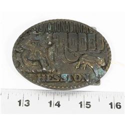 HESSTON COLLECTORS BELT BUCKLE 1978