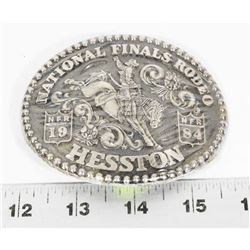 HESSTON COLLECTORS BELT BUCKLE 1984