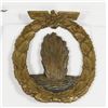 Image 1 : WWII GERMAN KRIEGS MARINE MINE SWEEPER WAR BADGE.