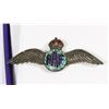 Image 1 : WWII ROYAL AIR FORCE SILVER AND ENAMEL WINGS BADGE