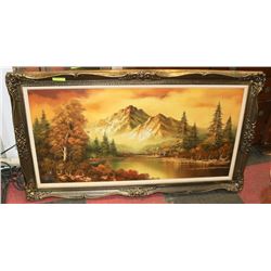 VINTAGE OIL ON CANVAS PAINTING
