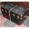 Image 1 : VINTAGE STEAM TRUNK, 39"X21"X23"