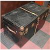 Image 2 : VINTAGE STEAM TRUNK, 39"X21"X23"