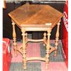 Image 1 : OAK 6 LEG OCTAGON HALL TABLE,26"X28"X30"