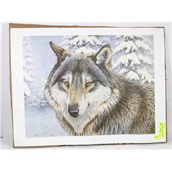 R. FEHR BLACKWOLF PRINT 432 OF 500