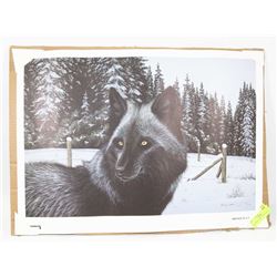 R. FEHR BLACKWOLF PRINT 160 OF 250
