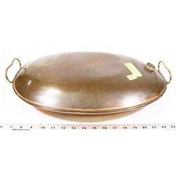 ANTIQUE COPPER BED WARMER