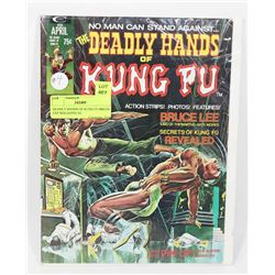 DEADLY HANDS OF KUNG FU BRUCE LEE MAGAZINE #4