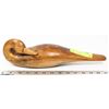 Image 1 : VINTAGE HAND CARVED WOODEN DUCK