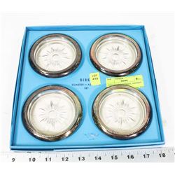 VINTAGE BIRKS COASTER, ASHTRAY BOX SET