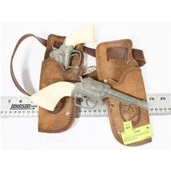 GABRIEL CAP GUN REVOLVERS WITH HOLSTER