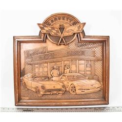 CORVETTE 50TH ANNIVERSARY CARVING, LIMITED