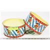 Image 1 : LOT OF TWO 1940'S CHILDRENS TOY DRUMS