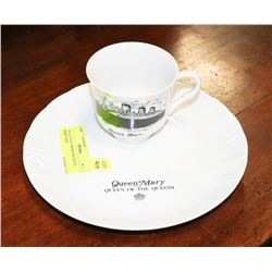 TEA CUP SET FROM THE QUEEN MARY SHIP
