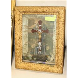SHADOWBOX STYLE 1877 THE PASSION CROSS DISPLAY.