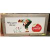 Image 1 : BARNBOARD FRAMED COCA-COLA PICTURE