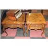 Image 1 : PAIR OF VINTAGE END TABLES, 26"X26"X21"