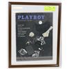 Image 1 : COMPLETE 1959 JANUARY PLAYBOY MAGAZINE, FRAMED