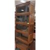 Image 2 : ANTIQUE 5 SECTION BARRISTERS BOOK CASE