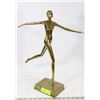 Image 1 : VINTAGE SOLID BRASS ART DECOR NUDE FIGURE