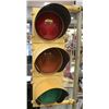 Image 2 : 7FT TALL TRAFFIC LIGHTS, STAND UP 12" LENSES
