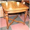 Image 1 : LARGE SOLID WOOD CENTER/SIDE TABLE, 26"X26"X23"