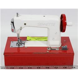 VINTAGE SEW-ETTE METAL TOY SEWING MACHINE