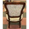 Image 2 : ANTIQUE FLORAL  PATTERN PARLOUR CHAIR