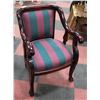 Image 1 : MAHOGANY SIDE CHAIR WITH CLAW FEET