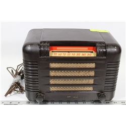 CORONADO BAKELITE RADIO SOLD ONLY BY MCCLOUD