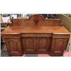 Image 1 : ANTIQUE SIDEBOARD WITH DRAWER AND BAR UNITS,